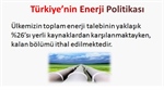 Türkiye'nin Enerji Politikası